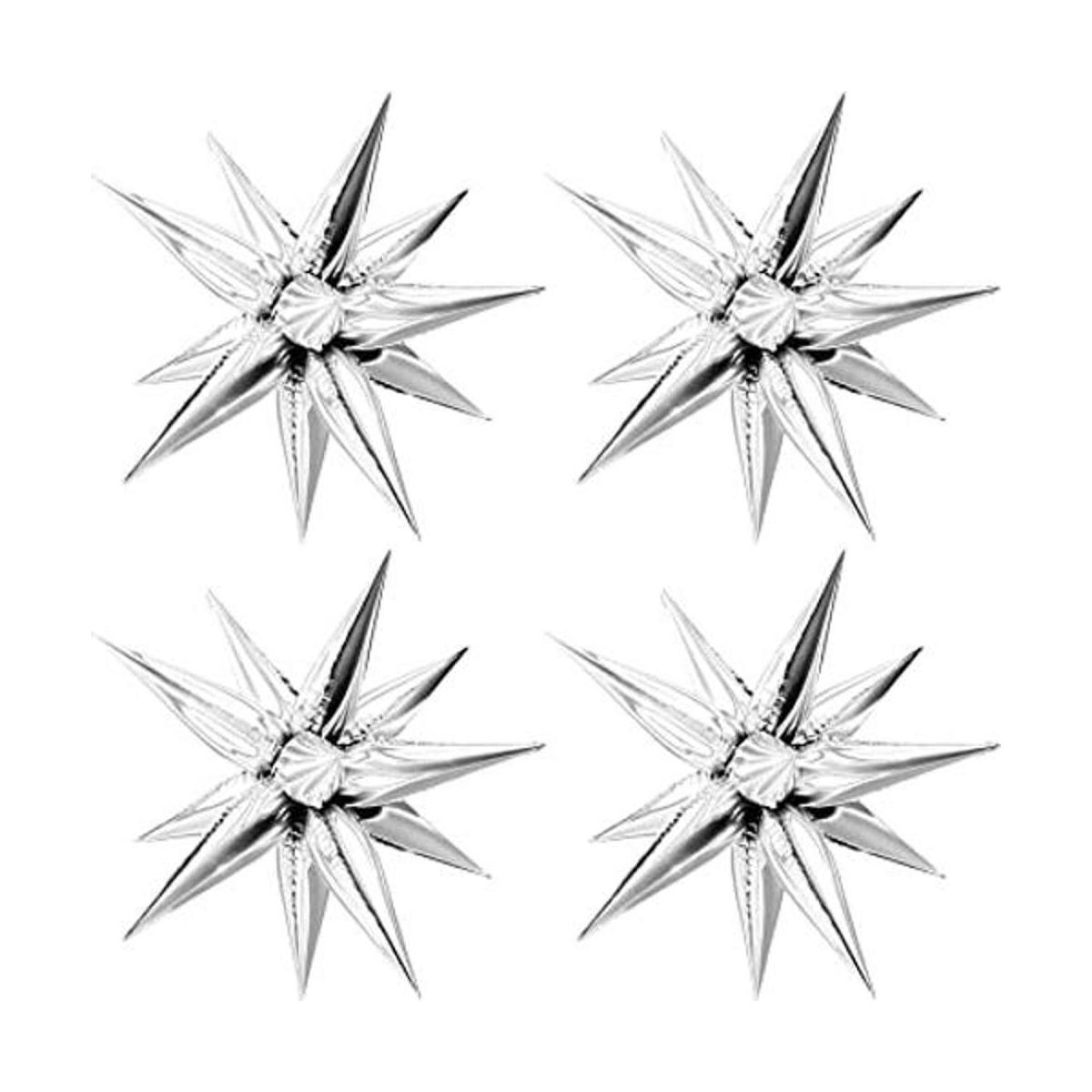 Moukiween 50 globos de papel de aluminio de estrella de