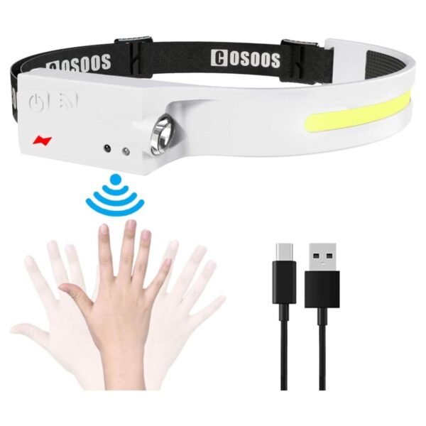 COSOOS Linterna recargable para faros delanteros_1