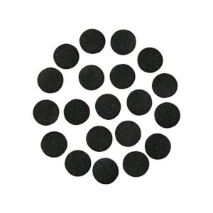 Círculos de fieltro adhesivo negro; 12 pulgadas de ancho_1