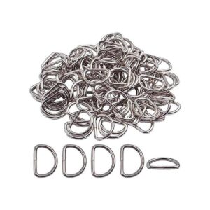 BronaGrand 100 hebillas de anillo en D de metal de 35