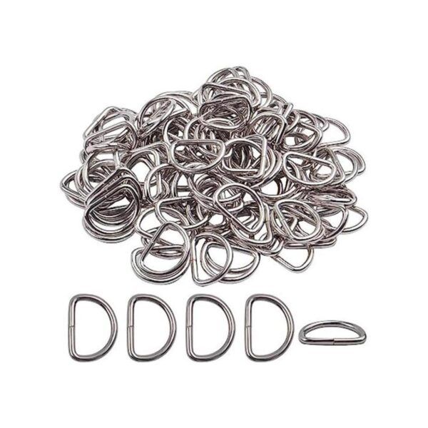 BronaGrand 100 hebillas de anillo en D de metal de 35