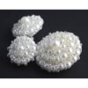 4 piezas de perlas de imitación botones de flores para_3