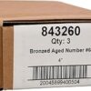 Hillman 843260 Placa autoadhesiva fundida a presión de 4