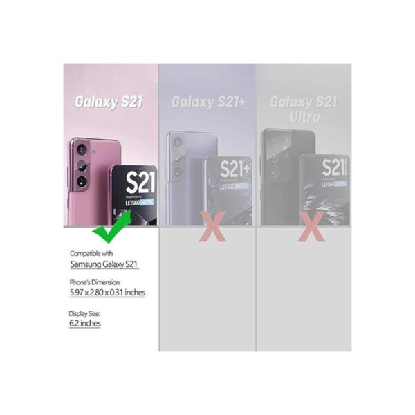 Funda protectora para Galaxy S21 transparente a prueba de_2