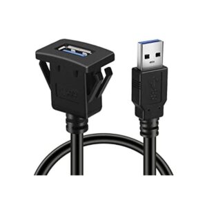 BATIGE Cable de extensión cuadrado de un solo puerto USB_1