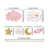 24 barras de centro de mesa de estrella parpadeante para_2