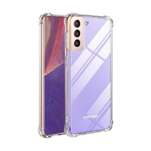 Funda protectora para Galaxy S21 transparente a prueba de_1