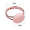 Anillos en blanco 20 piezas de base de anillo ajustable_3