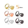 Anillos en blanco 20 piezas de base de anillo ajustable_2