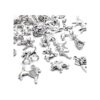 30pcs Antiguo Tibetano Plata Animal Encantos Aleación Pet