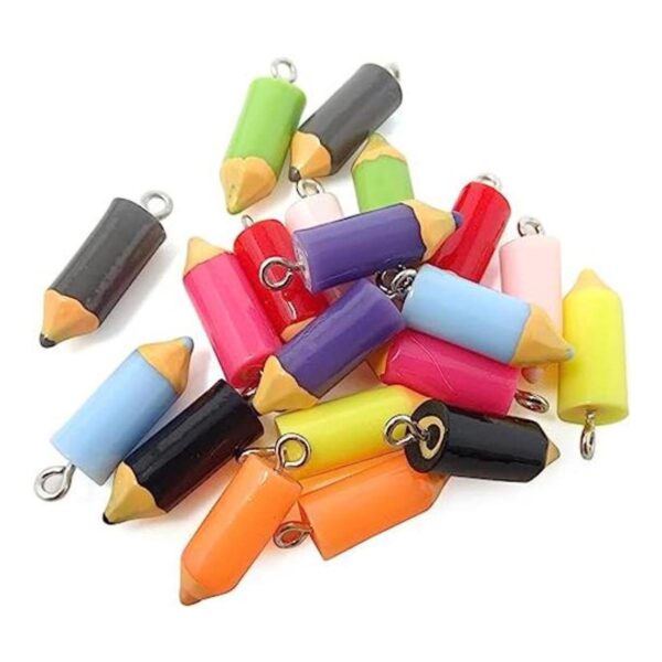 Honbay 20 colgantes coloridos de resina para pendientes
