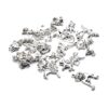30pcs Antiguo Tibetano Plata Animal Encantos Aleación Pet