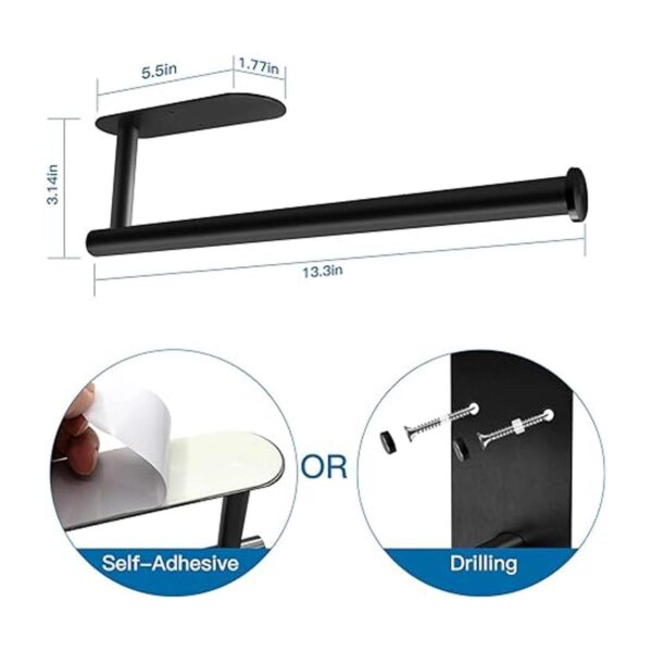 Soportes de papel para toallas de pared para debajo del_5