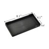 VCREATC Mini bandeja pequeña negra 8 x 4 pulgadas para_6