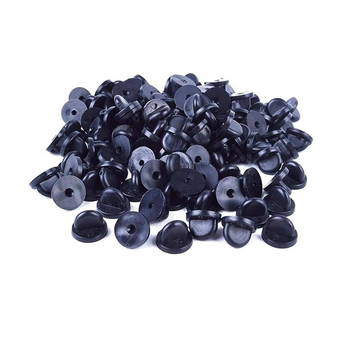 bronagrand 200pcs Goma de PVC. Pin BacksKeepers Pin