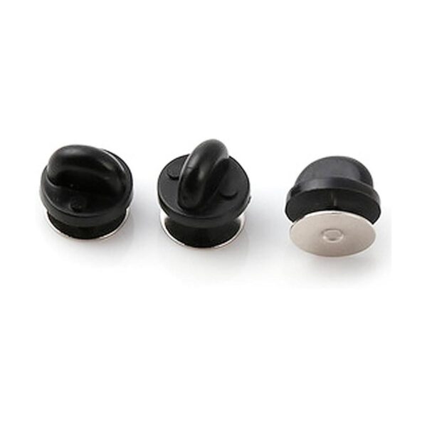 bronagrand 200pcs Goma de PVC. Pin BacksKeepers Pin_4