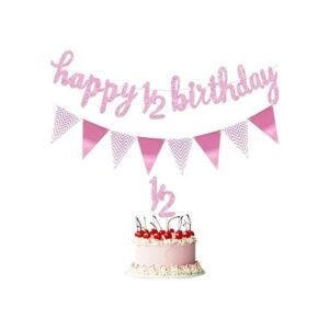 Banner de 6 meses pancarta de feliz cumpleaños pancarta_1
