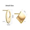 Hallazgos de aretes de acero inoxidable 24 aretes