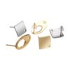 Hallazgos de aretes de acero inoxidable 24 aretes