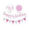 Banner de 6 meses pancarta de feliz cumpleaños pancarta_3