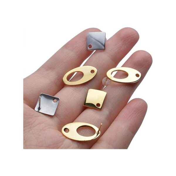 Hallazgos de aretes de acero inoxidable 24 aretes