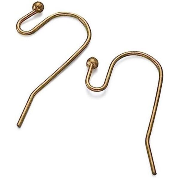 Pandahall 100 Piezas de bronce antiguo latón gancho llaves