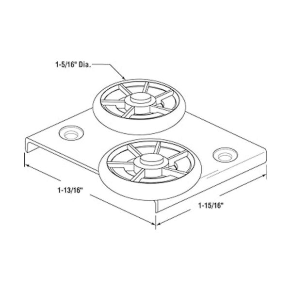 PrimeLine D 1804 Carvel Guía superior para puerta_2