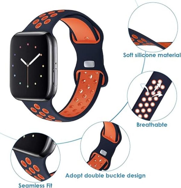 NOY Correas deportivas compatibles con Apple Watch de 1.65_2