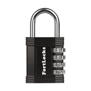 FortLocks Candado con combinación candado de 4 dígitos