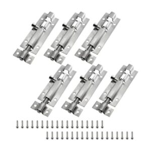 LDEXIN 6 cerraduras de seguridad para puerta 2.953 in con