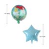 Sirena Party Supplier 5PCS Mermaid Foil Globos para niños_3