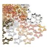60 mini abalorios en forma de estrella estilo europeo