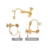 Hendevl 20 convertidores de aretes con clip convertidor