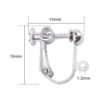 Hendevl 20 convertidores de aretes con clip convertidor