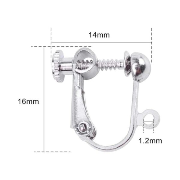 Hendevl 20 convertidores de aretes con clip convertidor