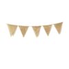 LWR CRAFTS Banderines de arpillera triangular 13 piezas_3