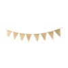 LWR CRAFTS Banderines de arpillera triangular 13 piezas_4