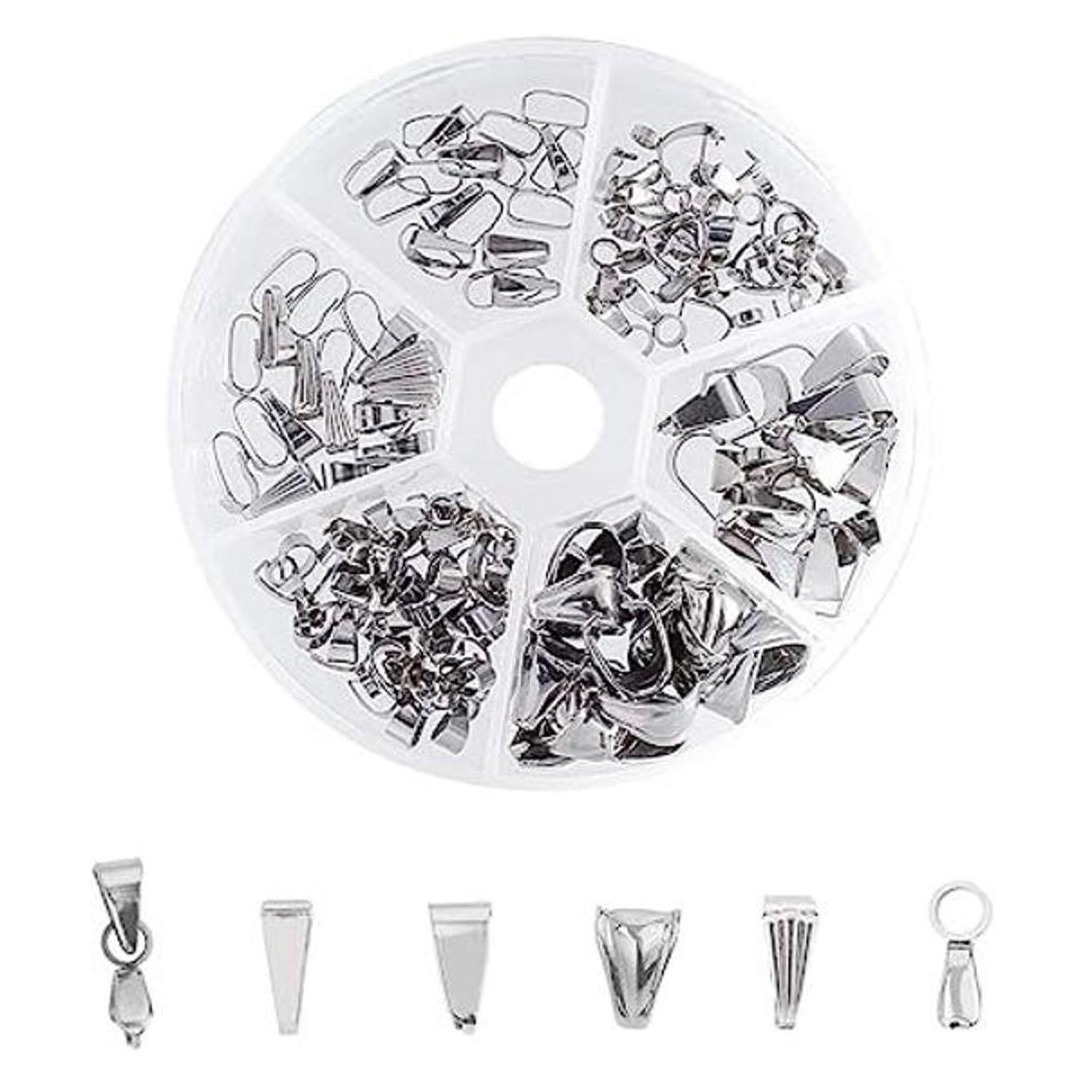 UNICRAFTALE 120 piezas de 6 estilos de acero inoxidable