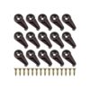 Morobor Kit de 50 clips de retención de vidrio clips de