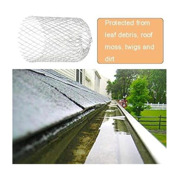 Lainrrew 3 Pcs Gutter Guard 3 Inch Flexible Aluminum