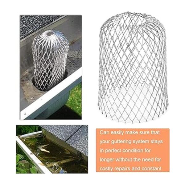 Lainrrew 3 Pcs Gutter Guard 3 Inch Flexible Aluminum