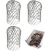 Lainrrew 3 Pcs Gutter Guard 3 Inch Flexible Aluminum