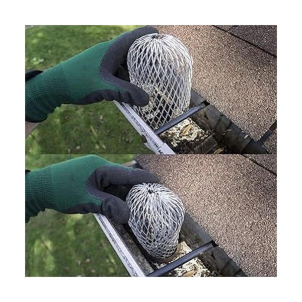 Lainrrew 3 Pcs Gutter Guard 3 Inch Flexible Aluminum