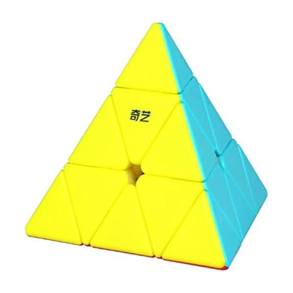 Roxenda Cubo de velocidad pirámide 3x3x3 x 3 pulgadas