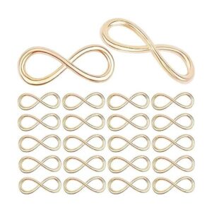50 conectores de símbolo de infinito de aleación de