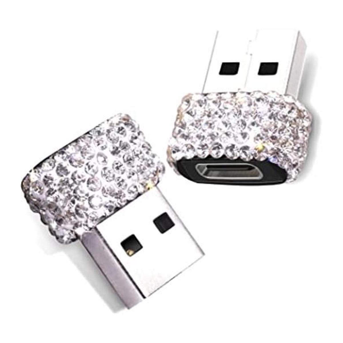 Adaptador USB C hembra a USB macho paquete de 2 unidades
