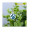 Framendino Dijes de pata de perro de cristal de animal_5