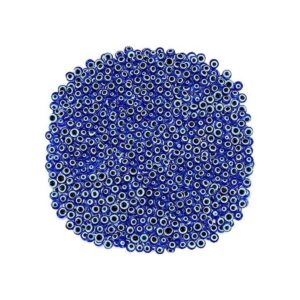 400 cuentas de mal de ojo azul para hacer joyas dijes de
