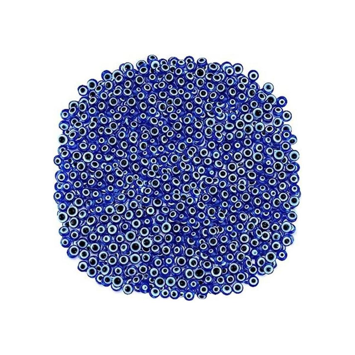 400 cuentas de mal de ojo azul para hacer joyas dijes de