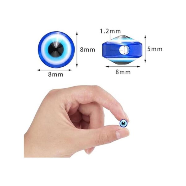 400 cuentas de mal de ojo azul para hacer joyas dijes de